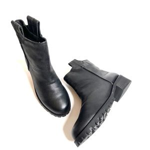 Splendid Patton Chukka Black Leather Ankle Boot Sz 6.5